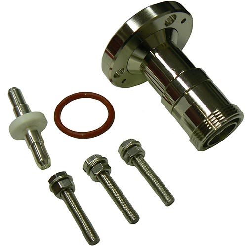 7/8″ EIA flanged to 7/16DIN female adaptor (incl. O-ring/ 7/8 bullet/ bolts)